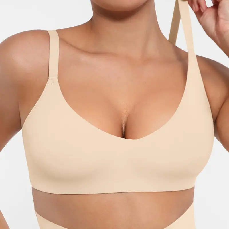 FeelinGirl Wireless Bras for Women no Underwire Bralettes Full Coverage Everyday Bras Comfort Womenswear Basic Fabric