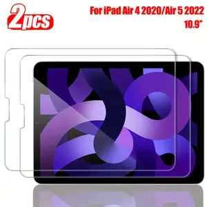 2-Pack Anti-Fingerprint Screen Protector Film for iPad Air 4/5 10.9-Inch 2020-2022 Models A2072/a2325/a2316/a2590/a2588
