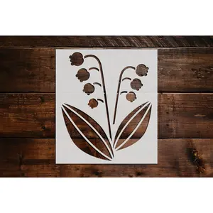Flower Stencil - Art and Wall Stencil