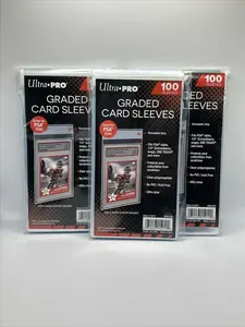 Ultra Pro GRADED Card Sleeves PSA Perfect Fit 3 Packs of 100, 300 Total