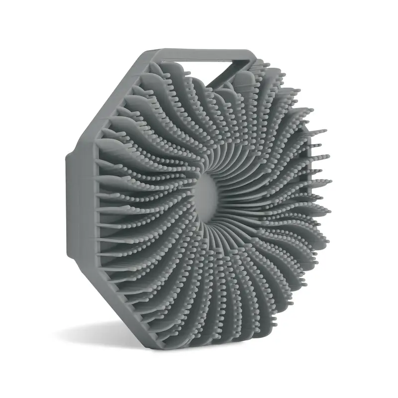 Sud Scrub Antimicrobial Silicone Body Scrubber, Exfoliating Body Brush for Sensitive Skin, Antibacterial Shower Scrubber for Body, Bathroom Essentials for Men & Women