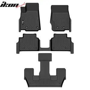 Floor Mats for Jeep Grand Cherokee L 2021-2025 6-Passenger All Weather Carpets Liner Guard TPE 4PCS Set