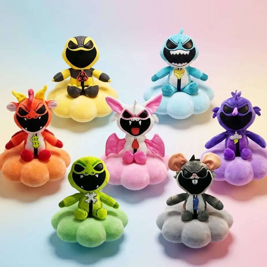 Nightmare Critters Plush 25cm/9.84inch Nightmare Critters Toy Doll Soft Stuffed Animal Cute Collectible Soft Toy for Kids Teens Birthday Halloween Christmas Gift Back to School Present Room Decor Viral Toy Trend