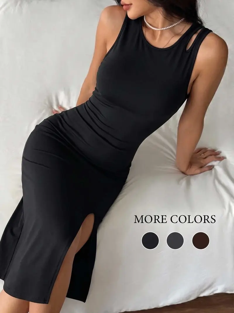 dresses with slits up the side - TikTok Shop