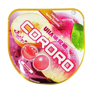 UHA Japan CORORO Peach Flavor Juice Gummies 40g | Upgraded Texture & New Packaging