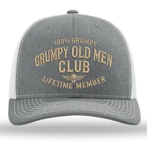 Grumpy Old Men Club Premium Embroidered Dad Hat