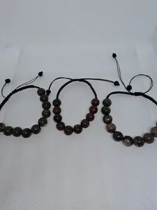Nylon Cord Bracelets with Crystal Beads
