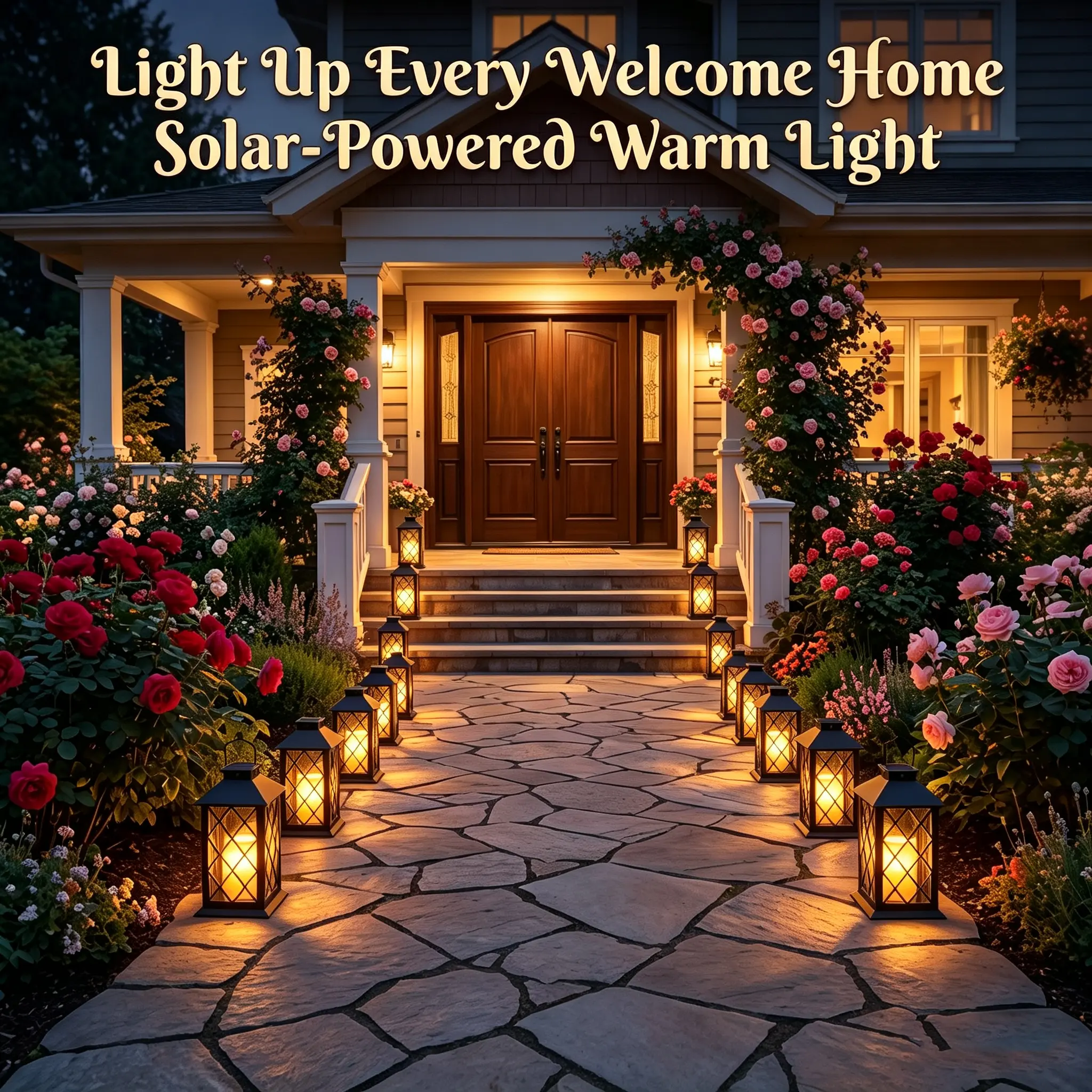 Black Solar Flameless Candle Lantern, Waterproof Metal Hanging Lantern with Auto On-Off Flickering LED Light for Outdoor Patio Garden Decor solar outdoor lights