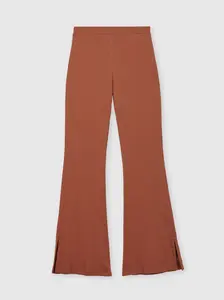 Wool Blend Knit Pants