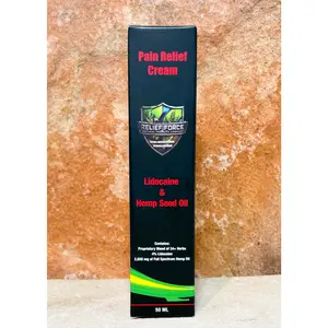 Relief Force 2,650mg Hemp Oil & 4% Lidocaine 50ml Pump