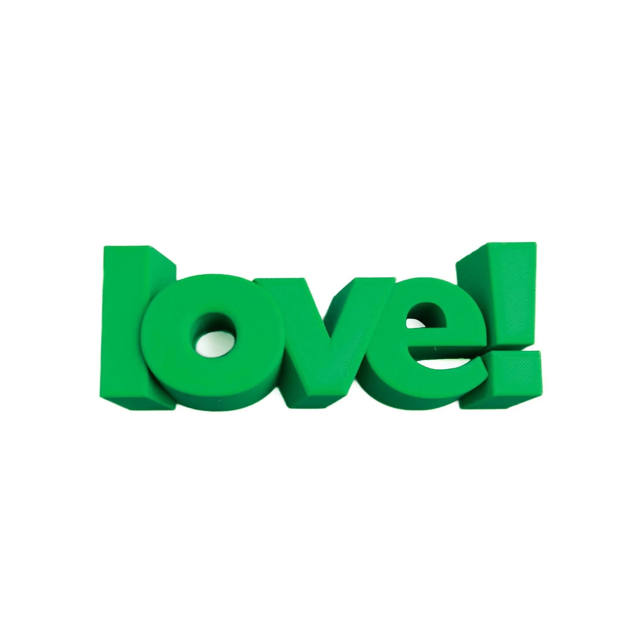 3D Printed miniature love sign, Home Decoration for TV Stands, Desks, and Dressers