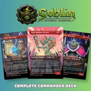Goblin Storm Engine Deck Proxy MTG – MTG Commander Goblin Combo Strategy | Custom Proxy Card Set | EDH Deck + Token