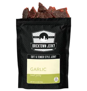 Soft and Tender Style Beef Jerky - Garlic