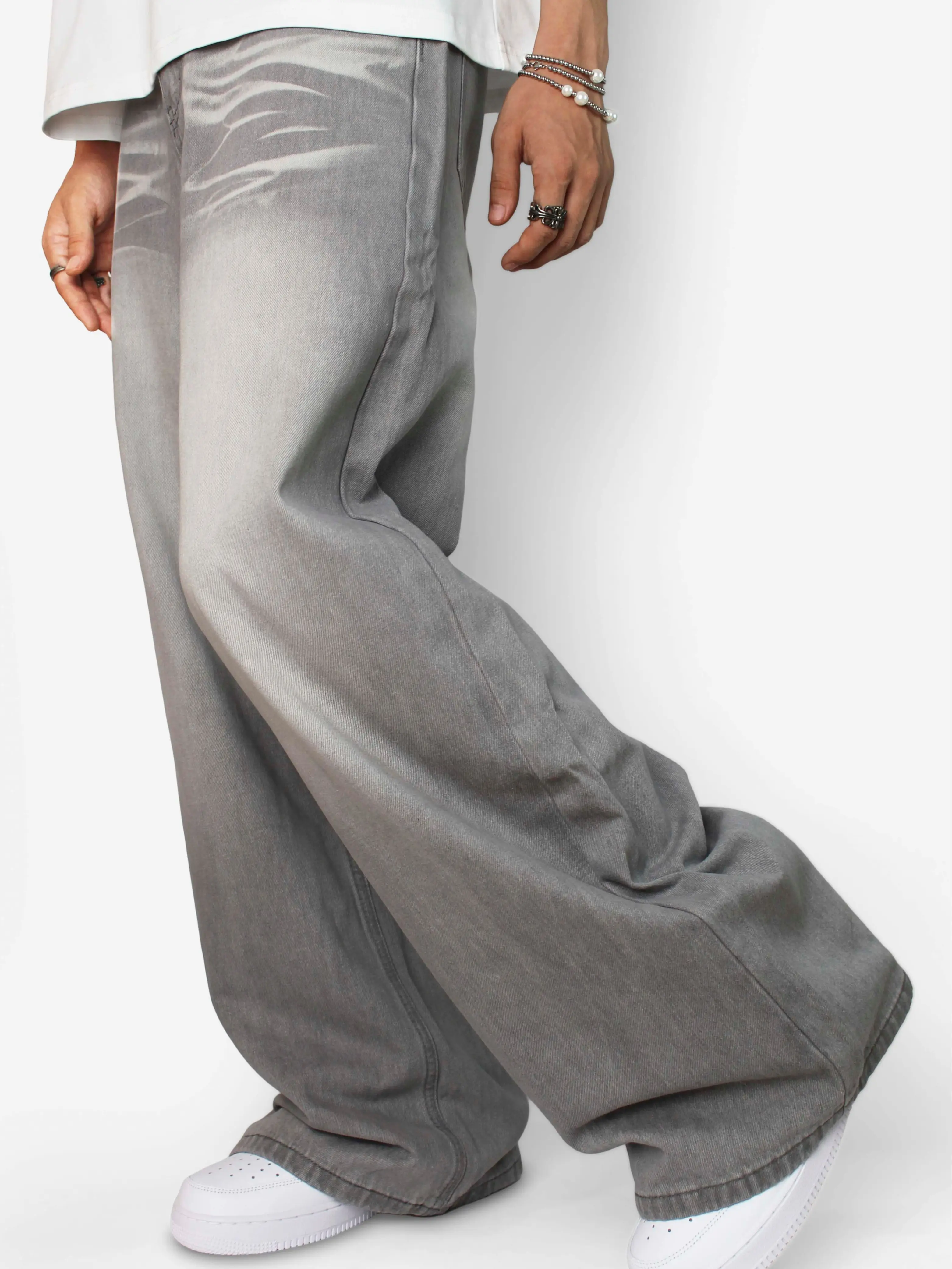Ash Stacked Jeans