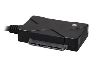 Nippon Labs NL-ST0038 USB 3.0 to SATA Converter Adapter for 2.5" and 3.5" HDD with Power Adapter, Black