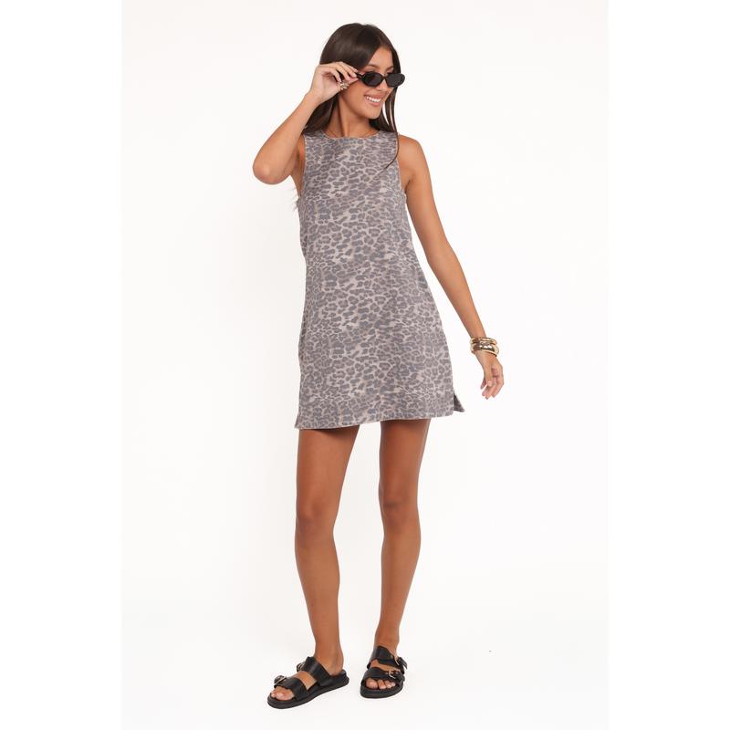 Deja Mini Dress - Leopard