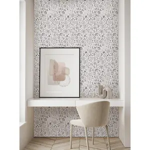 Plant Pattern Floral Peel and Stick Wallpaper