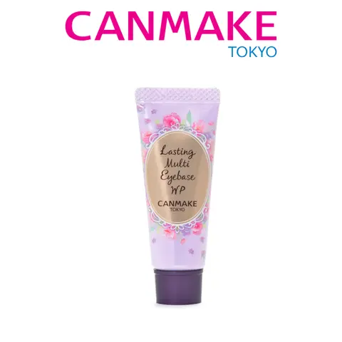 CANMAKE Lasting Multi Eyebase WP Waterproof Eyeshadow Base Cream - All Day Primer, Makeup Essential with Niacinamide, 3 Amino Acids, Sebum-Resist Hold, Tear-Resist Wear, Glitter Lock, Skin Toning, Powder-Compatible Tube, Waterproof-In Formula
