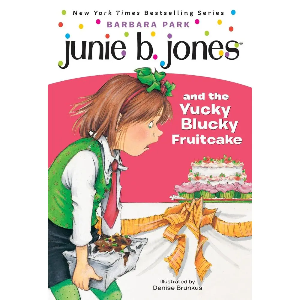 Used Children's Fiction Book - Junie B. Jones Series #5: Junie B. Jones and the Yucky Blucky Fruitcake by Barbara Park (Paperback, English) - Carnival-Themed Educational Reading Books for School Supplies, Humorous Storyline