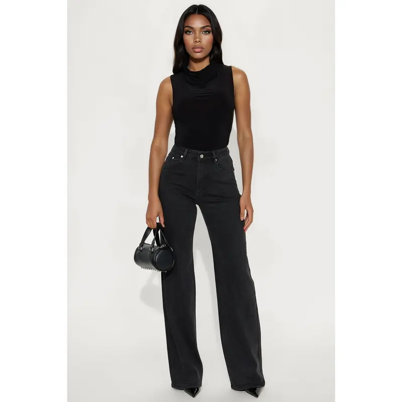 Tall Bonafide Basic Straight Leg Jeans - Black Wash
