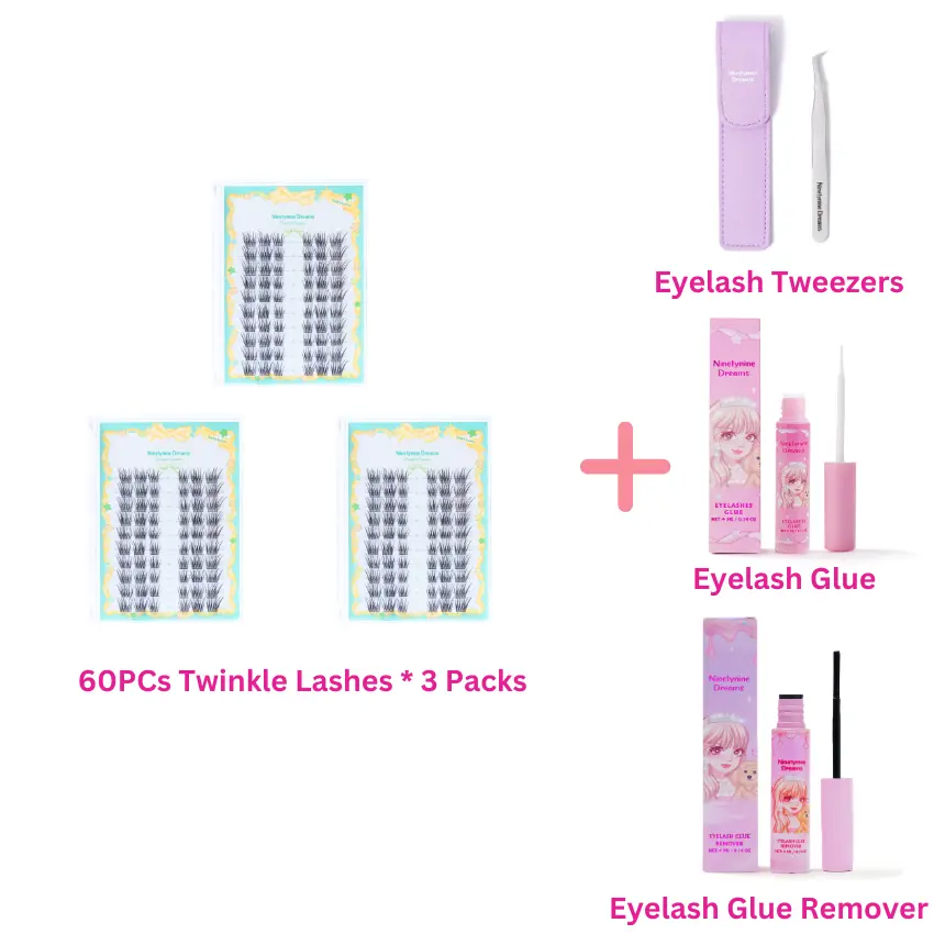 3 Packs + Accessories (Daily Lash Glue)