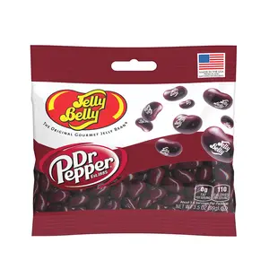 Jelly Belly Candy Peg Bag - Dr. Pepper - Soda Flavor Snack Sweet Candies Bonbon Bites