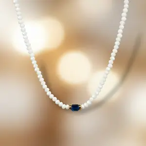 Frostbeam Charm Necklace Bead-Gold LM