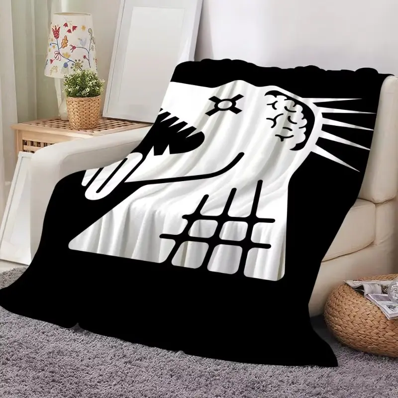 D-Dorohedoro Soft Flannel Throw Blanket, Lightweight Cooling Blanket for Summer AC Naps, Sofa, Bed