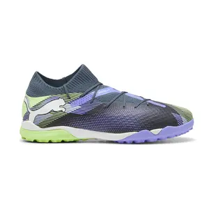 PUMA Mens Future 7 Pro Cage Soccer Cleats  - Green, Purple