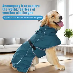 Winter Dog Jacket Waterproof Windproof Raincoat Warm Coat Fleece Dog Hoodie Reflective Winter Coats for Small Medium Large Dogs Clothing Dog Vest Hiking Winter
