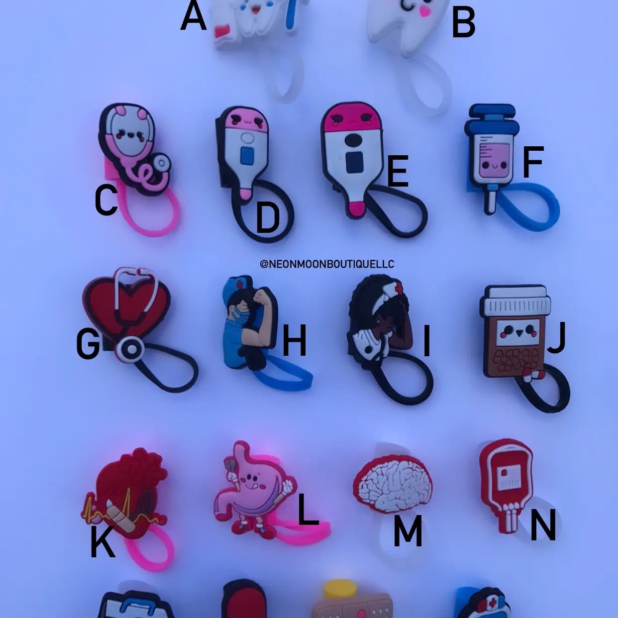 Healthcare Straw Toppers