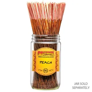 100x Wild Berry Traditional Incense Peach Scented Sticks Room Fragrance Hand Rolled Stress Relief 11"
