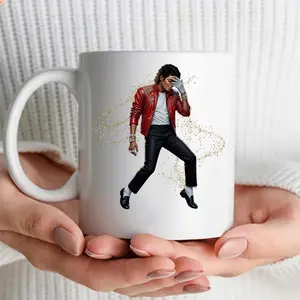 Michael Jackson King of Pop Mug, Retro Pop Music Dance Coffee Cup, Vintage MJ Fan Gift, 80s Music Legend Drinkware, Gift for Music Lovers