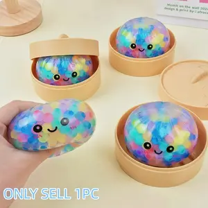 Glitter Dumpling Stress Relief Toy, Colorful Sensory Plaything, Soft Slow-Rebound Pressure Release, Perfect for Parties & Gifts, Stress Relief Gadgets