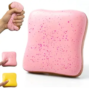 Slow Rising Squishy Butter Bread Squishy, Sensory Fidget Toys for Adults & Teens Anxiety Relief, Fun Party Favors Gift