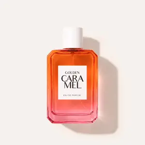 Odosbeauty Golden Caramel Parfum, Oriental Vanilla EDP - 20% Concentration， 100ml, Notes of Caramel, Maple, White Chocolate, Coconut, Vanilla, Tonka Bean - Gourmand Fragrance