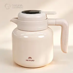316 Steamer Pressure Kettle 1000ml/34oz with LED Screen High-quality 316 Stainless Steel Material Leak Proof