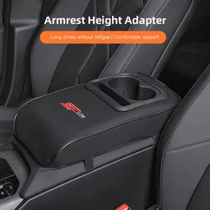 Car Center Console Armrest Pad, Car Armrest Box Mat, Car Armrest Box Cup Holder For Ford Galaxy Bronco Ecosport Maverick Escape PUMA Tourneo F150 F350 F250 C-MAX Vertrek B-MAX Escort Flex Figo EDGE KA S-MAX