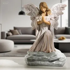 Praying Hands Resin Statue - Sympathy Gift for Home Decor, Memorial Keepsake for Healing and Comfort, Elegant Collectible for Mom and Grandma, Handcrafted Remembrance Decor, Thoughtful Present for Women Angel Ornaments vintage home decor art decor