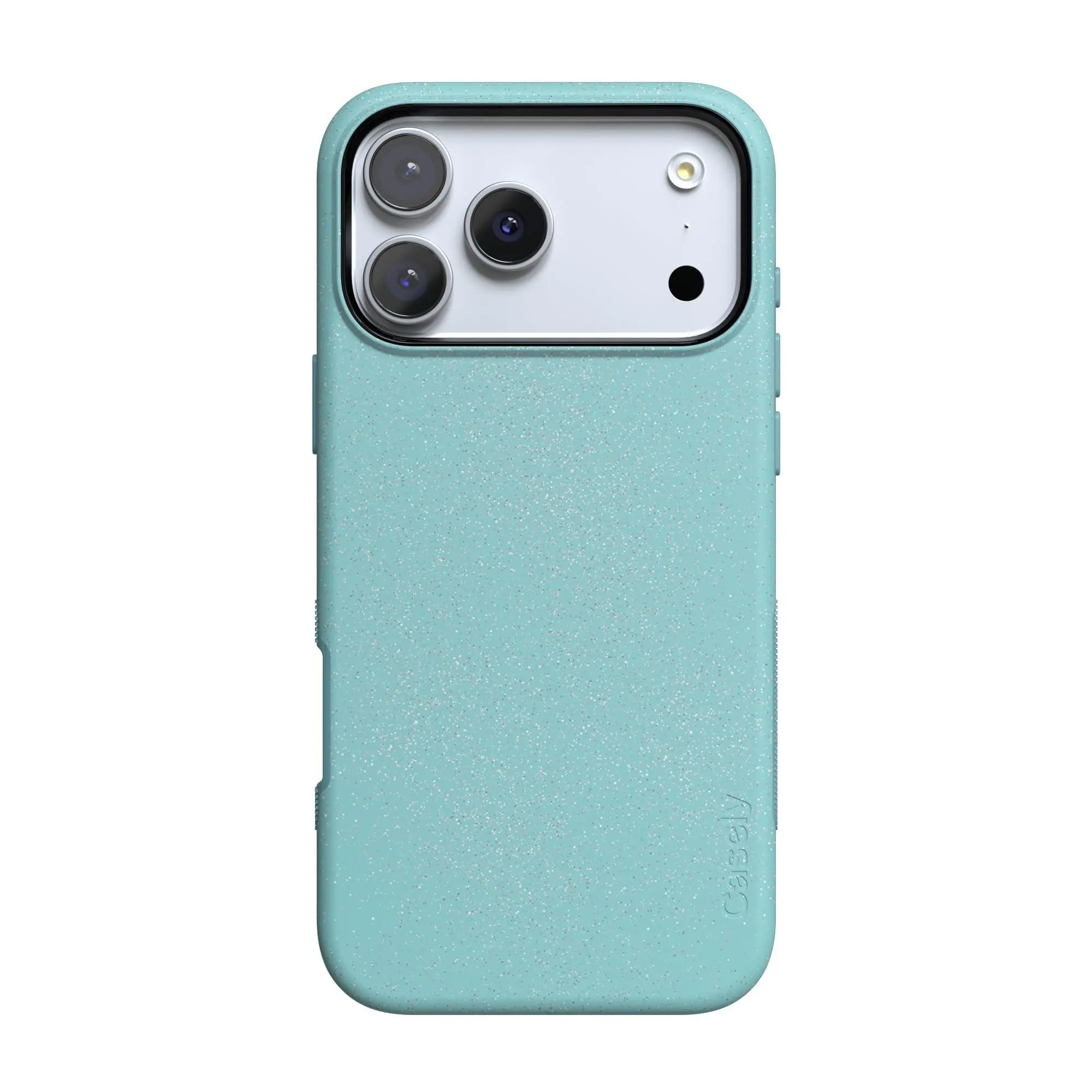 Casely iPhone 17 Pro Case | Aquamarine | Ocean Blue Shimmer | Bold Protective Design | Compatible with MagSafe