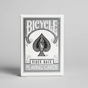 Bicycle Silver Rider Back Playing Cards – Specialty Color Deck
