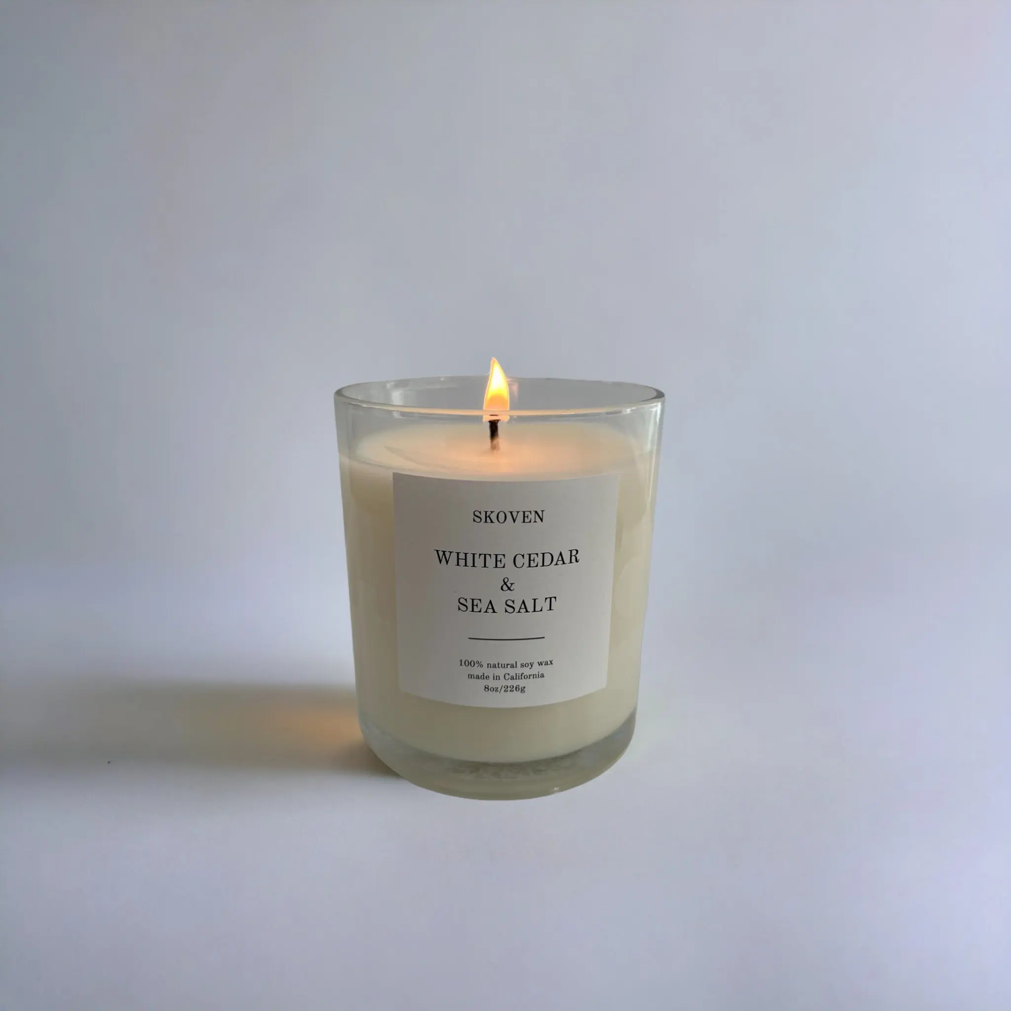White Cedar and Sea Salt Candle