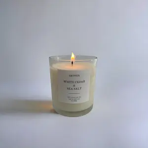 White Cedar and Sea Salt Candle