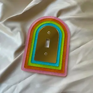 Gold Jelly Rainbow Light Switch