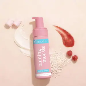 Dark Self-Tanning Mousse for Bold Buildable Tan, Fast Drying Water & Sweat Resistant Formula, Effortless Application for All Skin Types, Self Tanner Mousse