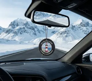 Arctic Overdrive Eucalyptus Spearmint Icy Masculine Citrus Woodsy Musk Car Air Freshener for Adventurous Spirits