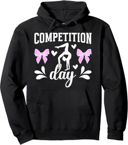 Gymnastics Competition Day Gymnast Comp Day Gymnastics Pullover Hoodie