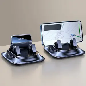 Father’s Day Gift – 360° Swivel Car Phone Holder, Dashboard Mount for Hands-Free Navigation, Adjustable Vertical and Horizontal Viewing Angles, Strong Suction Base Anti-Slip Mobile Device Stand, Universal Phone Holder for Most Cell Phones