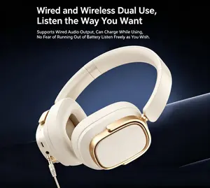 PX11 Wireless Over-Ear Headphones: 360° surround sound, Bluetooth 5.4, low latency, Active Noise Cancellation (ANC), and high-fidelity stereo; supports dual wired/wireless modes for mobile phones, laptops, and desktop computers. Smart Voice Assistant with