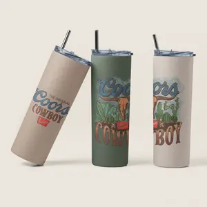 Coors Rodeo 90s Cowboy Tumbler, Vintage 2000s Graphic Western Cup, Retro Coors Design, Rodeo 20oz Adult Tumbler, Wild West Gift, Cool Gift For Him, Fathers Day Present Drinkware, Stainless Steel Mug